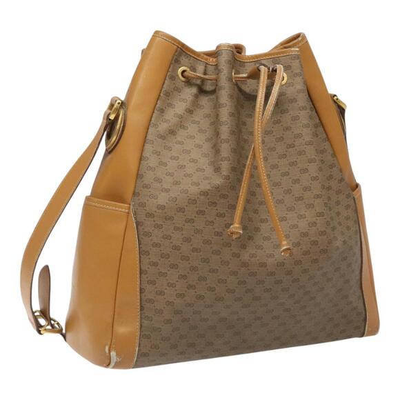 GUCCI Micro GG Supreme Shoulder Bag Pvc Beige 001 115 001 115 - Picture 1 of 16